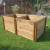 1200 Litre Blackdown Range Double Standard Wooden Composter -EcoGrow Store 1200 blackdown range double standard wooden composter 1 jpg