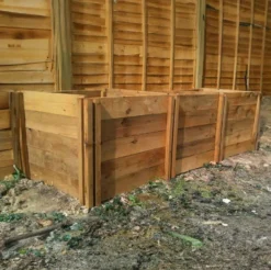 1900 Litre Blackdown Range Triple Standard Wooden Composter