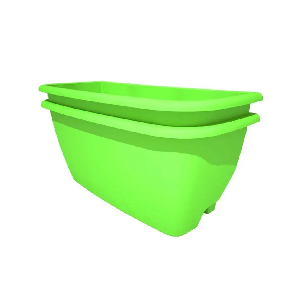 Rainwater Terrace 2 Pack Planter Kit - Bright Green (2 Planters & 2 Capillary Mats) 3 Rainwater Terrace 2 Pack Planter Kit - Bright Green (2 Planters & 2 Capillary Mats)