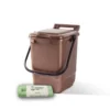 23ltr Brown Kitchen Caddy + 25 Pack Of Liners
