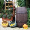 250L Barrique Oak Wood Effect Water Butt Barrel -EcoGrow Store 250l barrique oak wood effect water butt barrel jpg