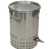 30L Deluxe Stainless Steel Bokashi Composter 1 30L Deluxe Stainless Steel Bokashi Composter -EcoGrow Store 30l single deluxe stainless steel bokashi composter2 jpg