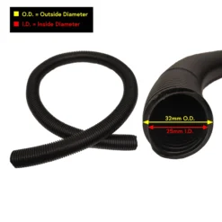 Extension Hose 25mm I.D. / 32mm O.D. (Per Meter)