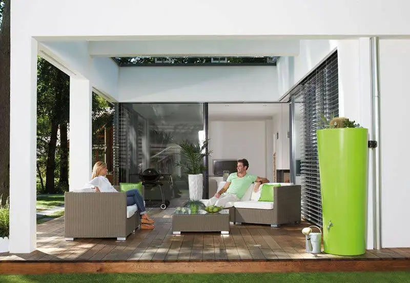 350L Opulent Colour 2 In 1 Water Tank With Planter - Apple Green 7 350L Opulent Colour 2 In 1 Water Tank With Planter - Apple Green - Image 5