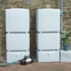 1600L 3P Technik Rain Tank System - Granite (2 X 800L Tanks) -EcoGrow Store 3p technik 1600 litre rain tank system grey 1 jpg