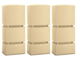2400L 3P Technik Rain Tank System - Sandstone