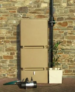 800L 3P Technik Rain Tank System - Sandstone