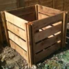 400 Litre Blackdown Range Single Slotted Wooden Composter -EcoGrow Store 400 blackdown range single slotted wooden composter 1 jpg