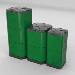 600 Litre Aerobin Hot Composter - Brunswick Green -EcoGrow Store 4kelevated200 400 600 jpg
