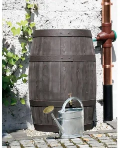 500L Burgundy Wood Effect Water Butt Barrel 8 500L Burgundy Wood Effect Water Butt Barrel -EcoGrow Store 500l burgundy wood effect water butt barrel 3 2 jpg