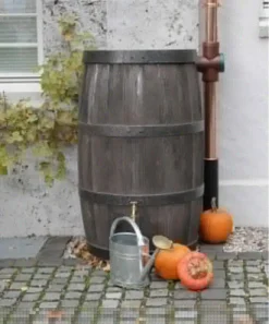 500L Burgundy Wood Effect Water Butt Barrel 9 500L Burgundy Wood Effect Water Butt Barrel -EcoGrow Store 500l burgundy wood effect water butt barrel 4 2 jpg