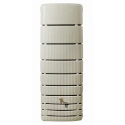 650L Slim Rainwater Wall Tank - Sand Beige