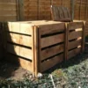 800 Litre Blackdown Range Double Slotted Wooden Composter With Lids -EcoGrow Store 800 blackdown range double slotted wooden composter with lids 1 jpg