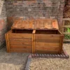 800 Litre Blackdown Range Double Standard Wooden Composter With Lids 2 800 Litre Blackdown Range Double Standard Wooden Composter With Lids -EcoGrow Store 800 litre blackdown range double standard wooden composter with lids jpg
