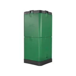 200 Litre Aerobin Hot Composter - Brunswick Green With Leachate Hose Extension Kit
