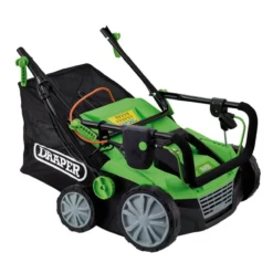 Draper Tools 230V 2-in-1 Lawn Aerator And Scarifier, 380mm, 1800W