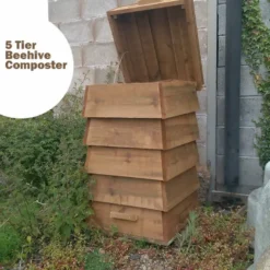 Blackdown Beehive Wooden Composter - 5 Tier - Pre Built -EcoGrow Store blackdown beehive wooden composter 5 4 2 jpg