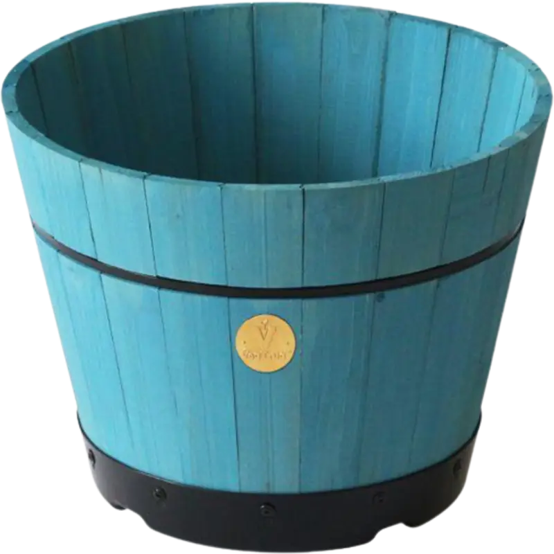 VegTrug Build A Barrel Small 37cm - Powder Blue (FSC 100%) 4 VegTrug Build A Barrel Small 37cm - Powder Blue (FSC 100%) - Image 2