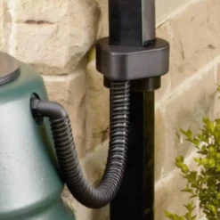 Grey Harcostar 227L Water Butt Barrel -EcoGrow Store grey harcostar 227l water butt barrel 2 png