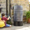 Grey Harcostar 227L Water Butt Barrel