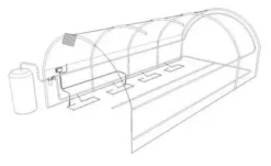 WaterMate Pro Automatic Greenhouse & Polytunnel Watering System 14 WaterMate Pro Automatic Greenhouse & Polytunnel Watering System -EcoGrow Store lines polytunnel 600x368 jpg