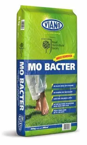 RHS Viano Lawn Care MO Bacter Organic Lawn Fertiliser 20kg Bag 3 RHS Viano Lawn Care MO Bacter Organic Lawn Fertiliser 20kg Bag
