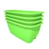 Rainwater Terrace 4 Pack Planter Kit - Bright Green (4 Planters & 4 Capillary Mats) -EcoGrow Store nv bdfgk jpeg