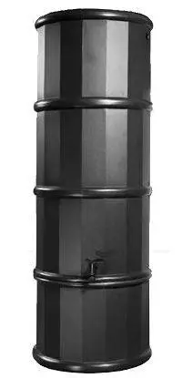 Front Page 42 110L Slimline Polybutt Water Butt - Black
