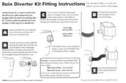 Standard Rain Diverter Kit - White -EcoGrow Store rain diverter guide 1 png