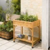 VegTrug Herb Garden Raised Bed - Natural (FSC 100%) 2 VegTrug Herb Garden Raised Bed - Natural (FSC 100%) -EcoGrow Store rhp6002n herb garden natural patio 1 jpg