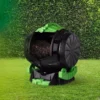 Tumbling Barrel Rolling Composter 50L 1 Tumbling Barrel Rolling Composter 50L -EcoGrow Store rolling barrel composter outside 1 jpg