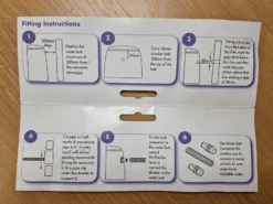 50mm Downpipe Rain Diverter Kit - Black -EcoGrow Store rvm1blk1 jpg