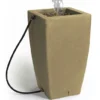 Algreen 185L Madison Rain Barrel With Fountain - Sandstone -EcoGrow Store sandstone png