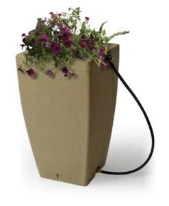 Algreen 185L Madison Rain Barrel - Sandstone