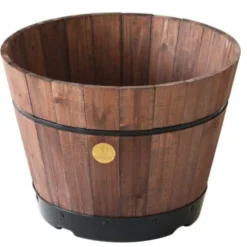 Build A Barrel By VegTrug, Medium 46cm - Dark Brown (FSC 100%)