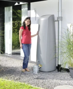 400L Elegance Wall Tank - Stone Grey -EcoGrow Store stone grey elegance wall tank 01 212301 jpg