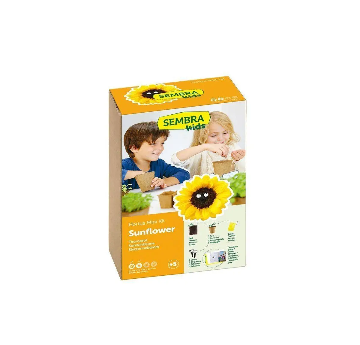 Sembra Kids Sunflower Garden Growing Kit 3 Sembra Kids Sunflower Garden Growing Kit