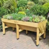 VegTrug Medium Raised Bed - Natural (FSC 100%) 1 VegTrug Medium Raised Bed - Natural (FSC 100%) -EcoGrow Store vegtrug medium raised wooden planter jpg