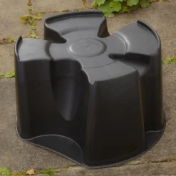 Black Single Piece Water Butt Stand